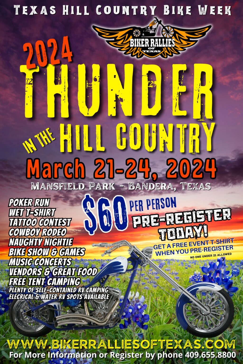 Thunder in the Hill Country 2024 Biker Rallies of Texas