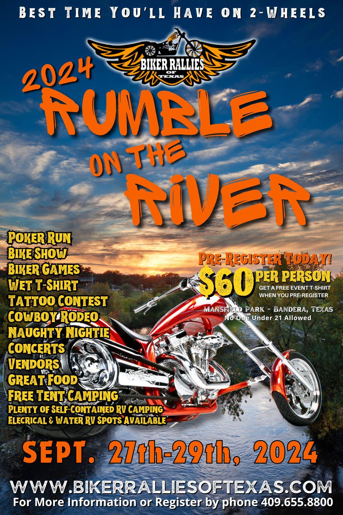 Rumble on the River 2024 Biker Rallies of Texas